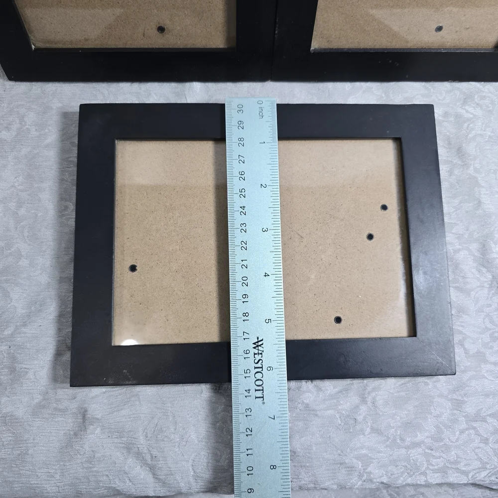 COMING SOON 3PC Modern Black Wood Gallery Wall Frames Minimalist Designer